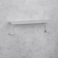Raft pentru baie Daske Floating Shower Shelves Grohys Adhesive Aluminiu/ Grey Mono photo 5
