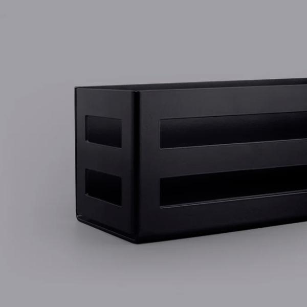Полка для ванной Daske Shelf-Organizer Country Adhesive Алюминий/ Black Mono photo 4