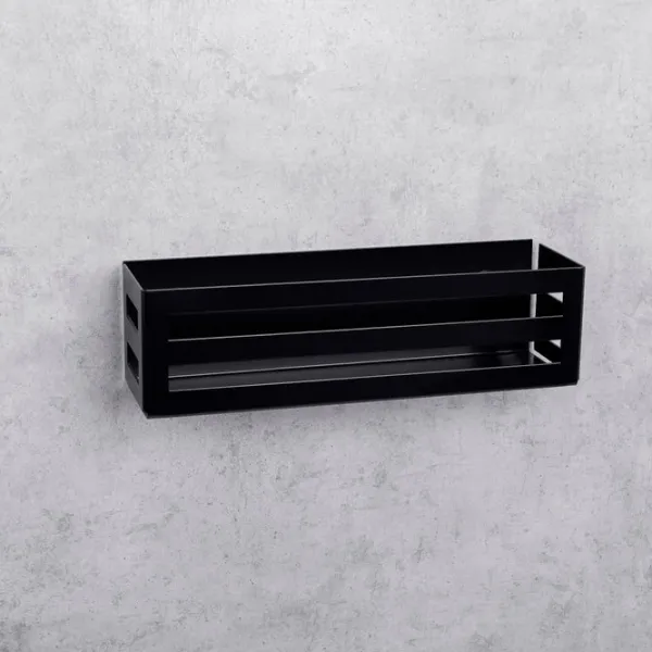 Полка для ванной Daske Shelf-Organizer Country Adhesive Алюминий/ Black Mono photo 6