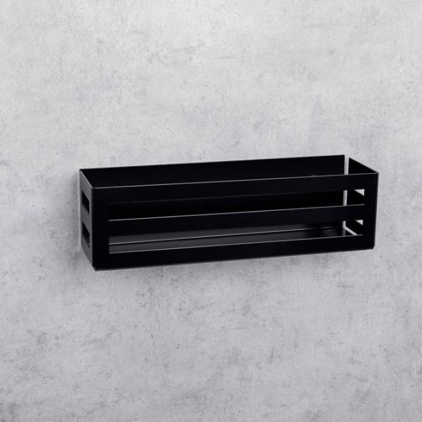 Полка для ванной Daske Shelf-Organizer Country Adhesive Алюминий/ Black Mono photo 6