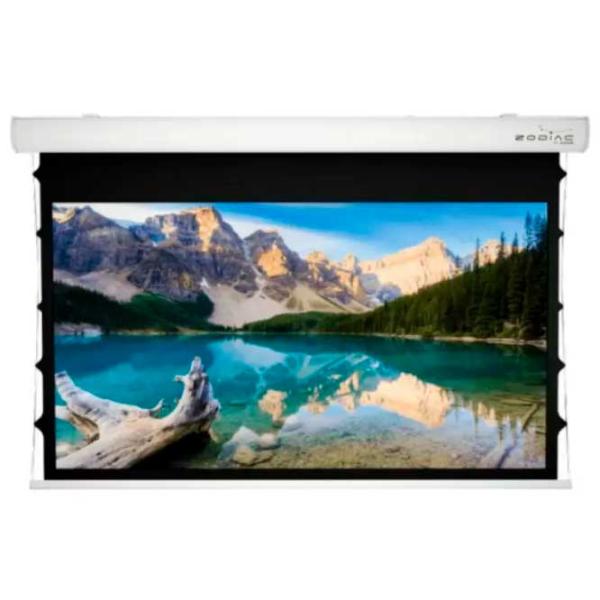 Ecran pentru proiector Sopar Taurus Tensioned 53351ZT-RN 191 cm/ 340 cm/ Pe perete/ White photo 2