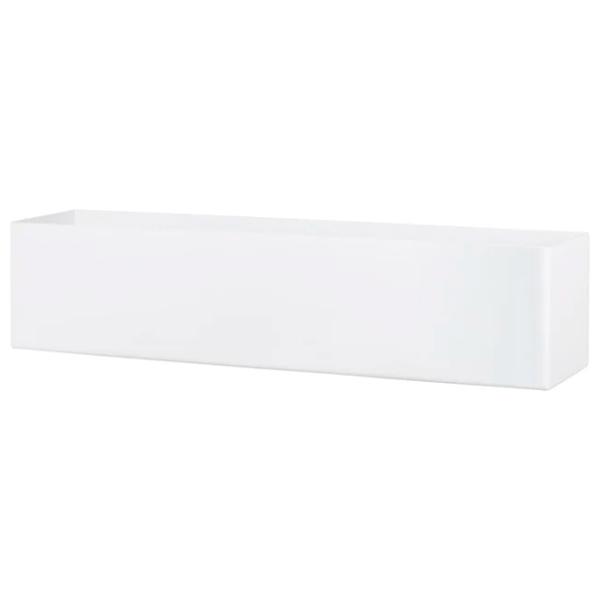 Полка для ванной Daske Shelf-Organizer Basket Adhesive Алюминий/ White Mono photo 1
