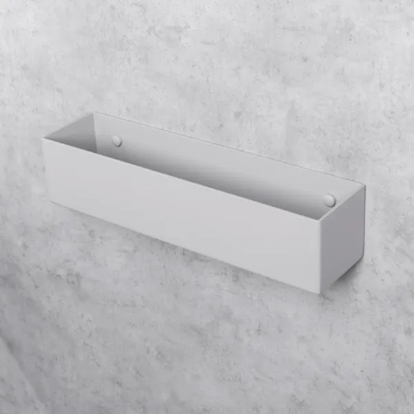 Полка для ванной Daske Shelf-Organizer Basket Adhesive Алюминий/ Grey Mono photo 4
