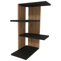 Raft Smartex RD9 PAL/ Negru-Stejar închis