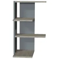 Полка Smartex RD9 ДСП/ Графит-Дуб светлый