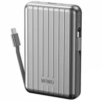 Power Bank WIWU Trunk 10000 mAh/ Silver photo 2