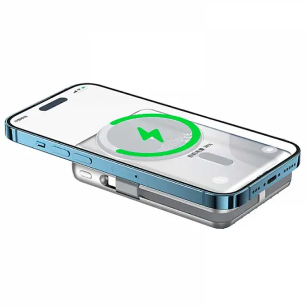 Power Bank WIWU Trunk 10000 mAh/ Silver photo 6