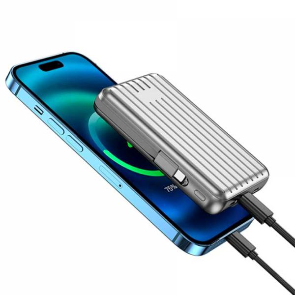 Power Bank WIWU Trunk 10000 mAh/ Silver photo 7
