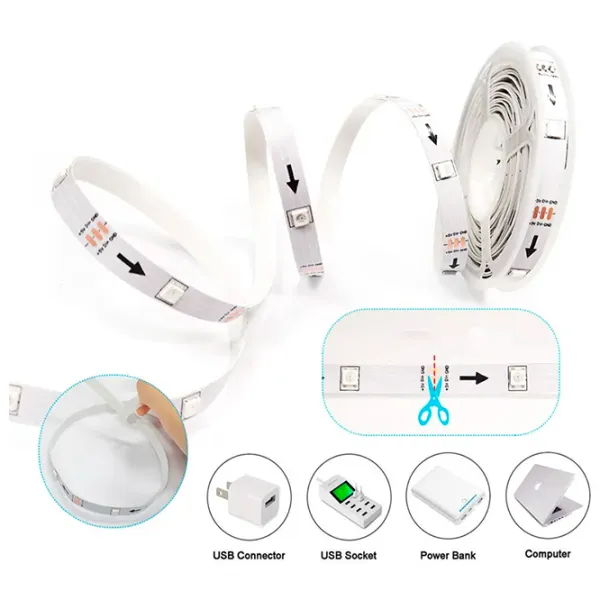 Bandă Led Dreamcolor TV Strip White photo 3