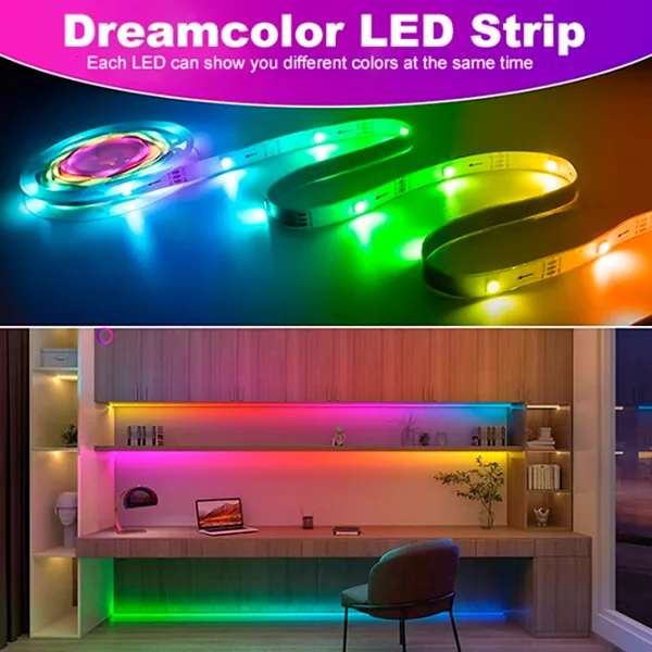 Bandă Led Dreamcolor TV Strip White photo 10