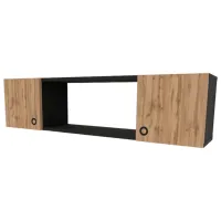 Raft Smartex RD6 PAL/ Negru-Stejar închis