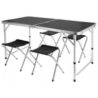 Набор мебели для террасы Jumi OM-258921 Алюминий/ Пластик/ Пластик/ Black