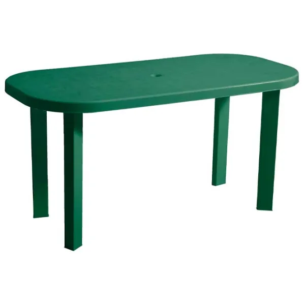 Masă de grădină Napochim Garden Standard Oval/ Green photo 1