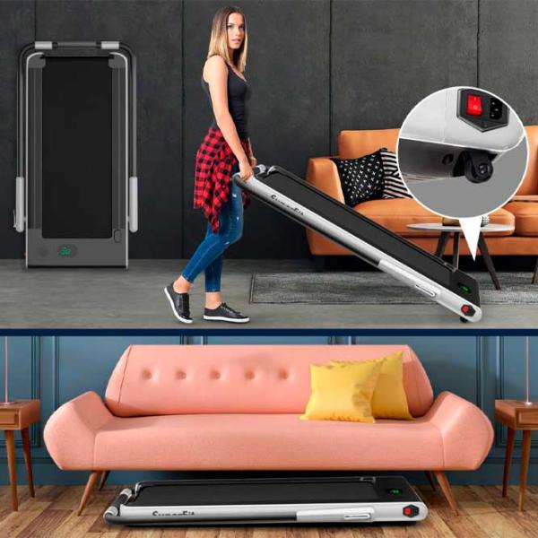 Беговая дорожка Costway SP37513DE-SL 12 км/ ч/ 120 кг/ Серебристый photo 7