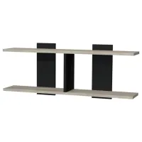 Raft Smartex RD13 PAL/ Negru-Stejar închis