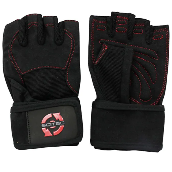 Фитнес-перчатки Scitec Nutrition Red Style XL photo 1
