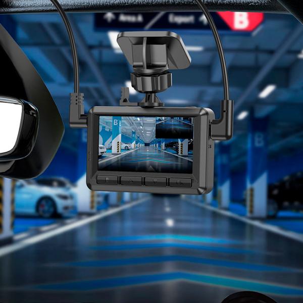 Видеорегистратор Hoco DV3 Driving Recorder CMOS/ Black photo 10