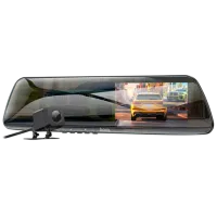 Видеорегистратор Hoco DV4 Rearview Mirror Driving Recorder CMOS/ Black