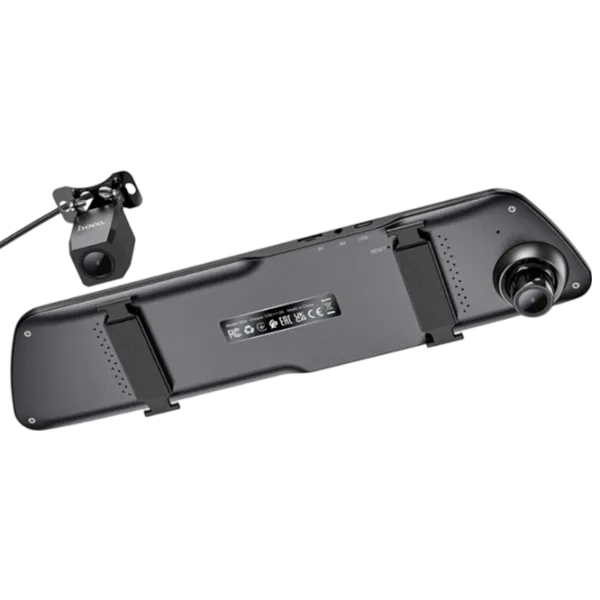 Cameră Auto Hoco DV4 Rearview Mirror Driving Recorder CMOS/ Black photo 4
