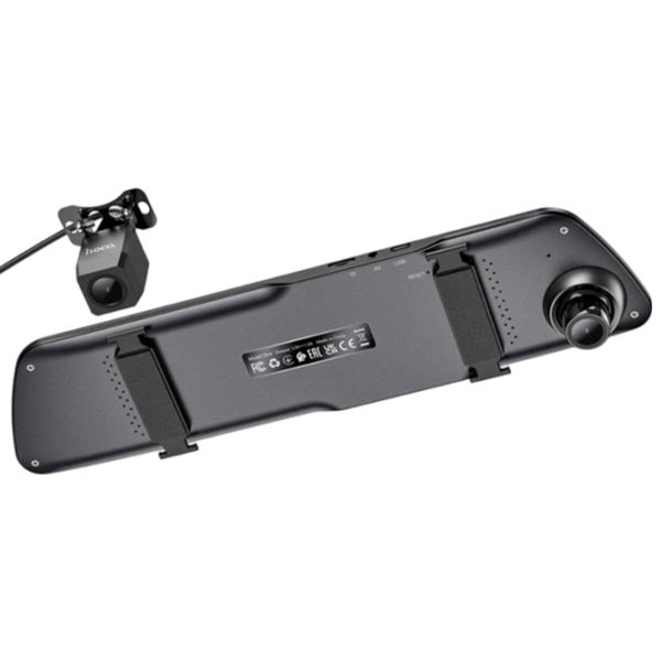 Cameră Auto Hoco DV4 Rearview Mirror Driving Recorder CMOS/ Black photo 4