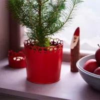Горшок для цветов Ikea Vinterfint Красный/ Полипропилен/ На подоконник photo 2