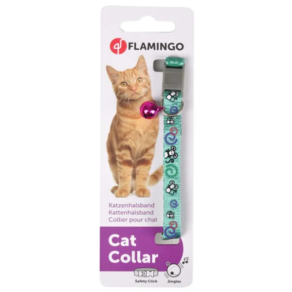 Zgardă Flamingo CAT AS MICE pentru pisici photo 2 Zgardă Flamingo CAT AS MICE pentru pisici photo 2