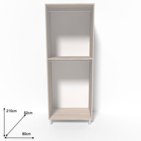 Dulap Smartex N6 80 x 52 x 210 / DSP / White photo 2