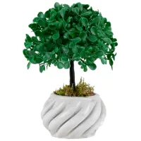 Plantă artificială Cilgin CLG09KB Green/ Înălțimea (cm) - 18