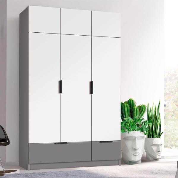 Шкаф Modern Komfort 135 x 52см x 240 / ДСП / Серый photo 2