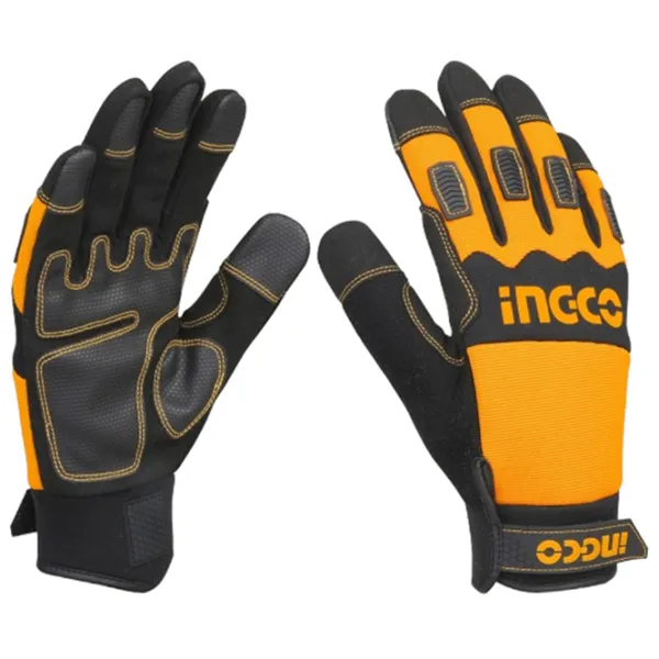 Mănuși de protecție INGCO Technical gloves Microfiber / Yelow photo 2 Mănuși de protecție INGCO Technical gloves Microfiber / Yelow photo 2