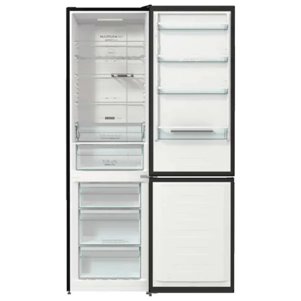 Frigider Gorenje NRK620ESYBK cu congelator jos 331 l / 200 cm / Black photo 2