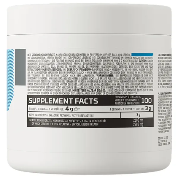 Creatină OstroVit Creatine Monohydrate (5902232617580) 300 g photo 3