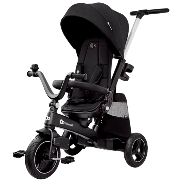 Triciclu KinderKraft EasyTwist 25 kg/ Black photo 1