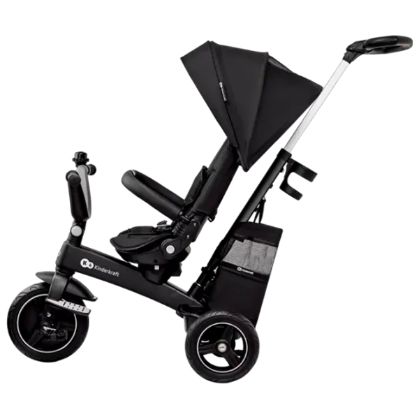 Triciclu KinderKraft EasyTwist 25 kg/ Black photo 5