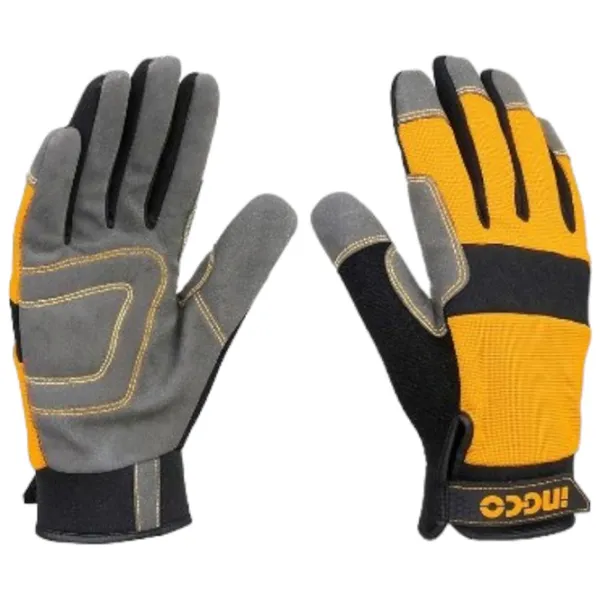 Mănuși de protecție INGCO Technical gloves Microfiber/ Yelow photo 2 Mănuși de protecție INGCO Technical gloves Microfiber/ Yelow photo 2