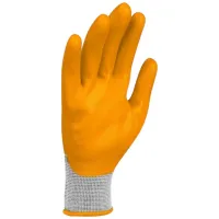 Mănuși de protecție INGCO nitrile gloves Nitril/ Yelow photo 3