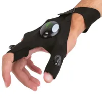 Защитные перчатки JBM LED GLOVES Black photo 2
