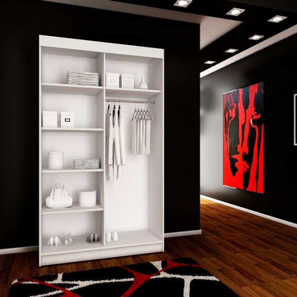 Шкаф Prime Furniture Top 23 Plus 100 100 x 62см x 200 / ЛДСП / Пепельно темный photo 4 Шкаф Prime Furniture Top 23 Plus 100 100 x 62см x 200 / ЛДСП / Пепельно темный photo 4