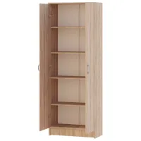 Dulap Haaus Flint 2U 70 x 32 x 195.6 / PAL / Stejar Sonoma photo 3