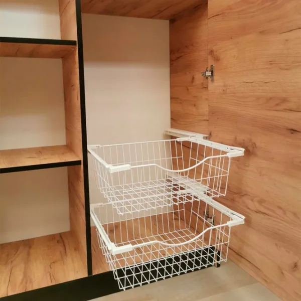 Dulap Prime Furniture Roj 4D 206.4 x 39 x 205 / PAL / White photo 4