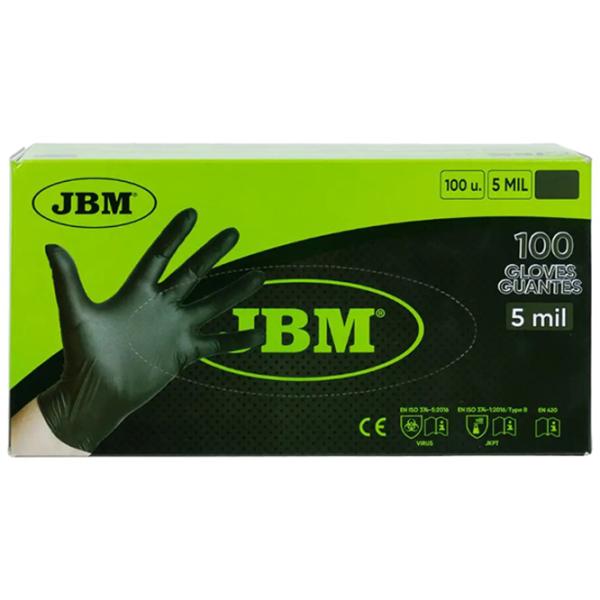 Mănuși de protecție JBM nitrile gloves Nitril/ Black photo 1