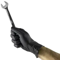 Защитные перчатки JBM nitrile gloves Нитрил/ Black photo 2