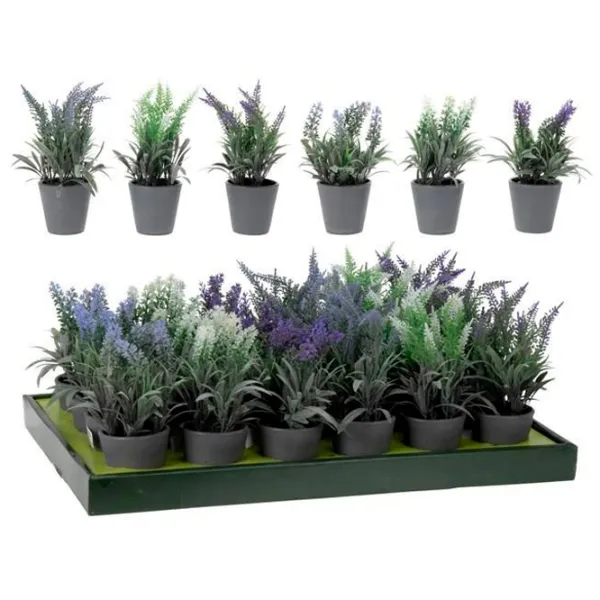 Искусственное растение NVT 18407 Green/ Высота (см) - 20 photo 1