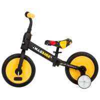 Bicicletă fără pedale Chipolino Max Bike 10" Metal/ Yellow photo 3