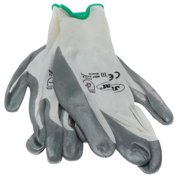 Защитные перчатки JBM nitrile gloves Нитрил/ Grey photo 1 Защитные перчатки JBM nitrile gloves Нитрил/ Grey photo 1
