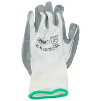 Mănuși de protecție JBM nitrile gloves Nitril/ Grey photo 2