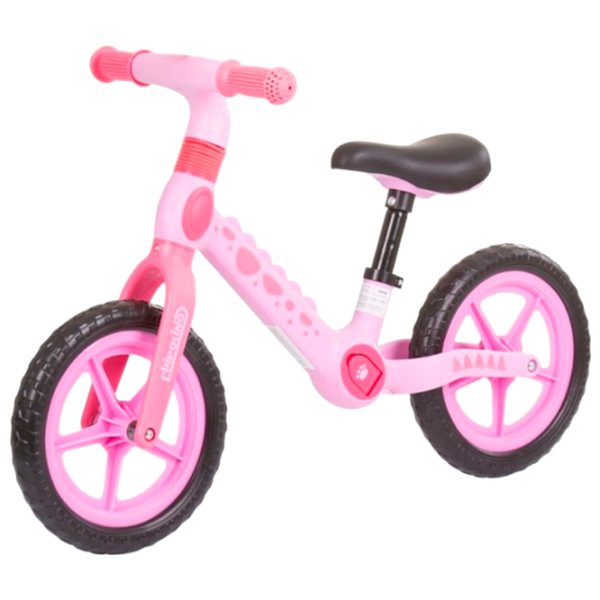 Беговел Chipolino Дино 12" 12" Металл/ Pink photo 1 Беговел Chipolino Дино 12" 12" Металл/ Pink photo 1