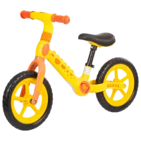 Беговел Chipolino Дино 12" 12" Металл/ Желтый