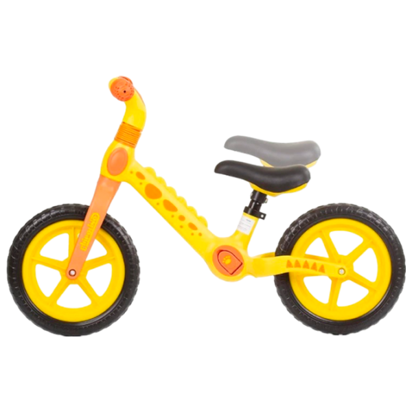 Беговел Chipolino Дино 12" 12" Металл/ Желтый photo 2 Беговел Chipolino Дино 12" 12" Металл/ Желтый photo 2