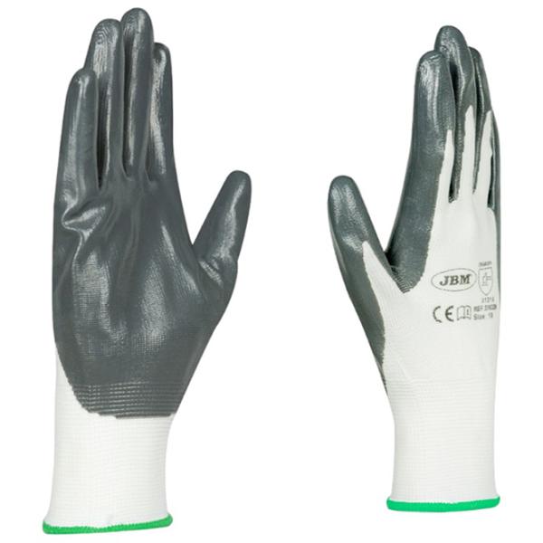 Mănuși de protecție JBM nitrile gloves Nitril/ Grey photo 2 Mănuși de protecție JBM nitrile gloves Nitril/ Grey photo 2